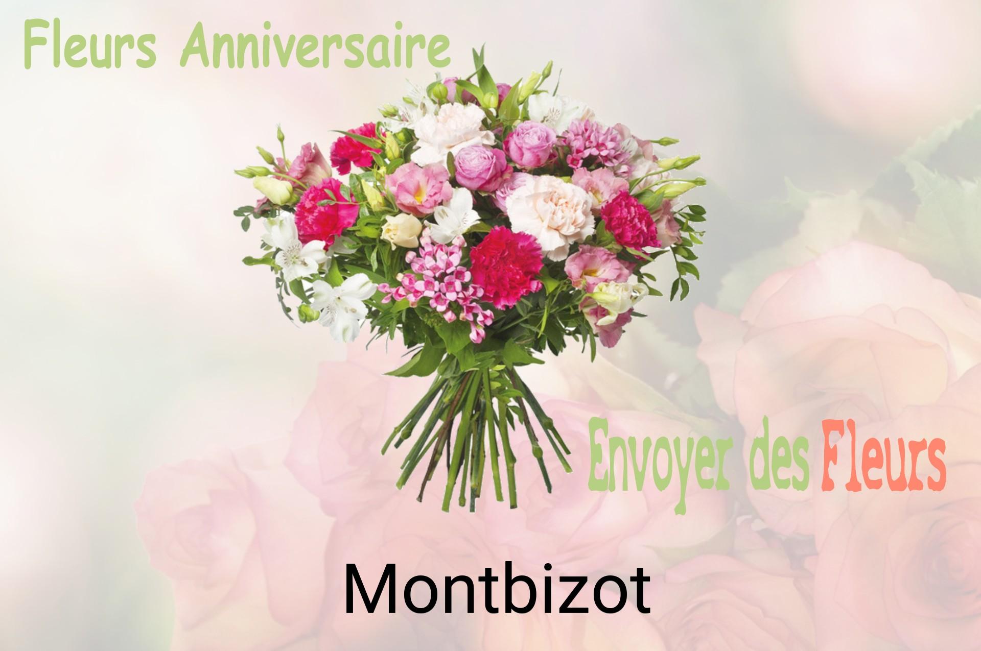Bouquet de fleurs d’anniversaire livré à Montbizot